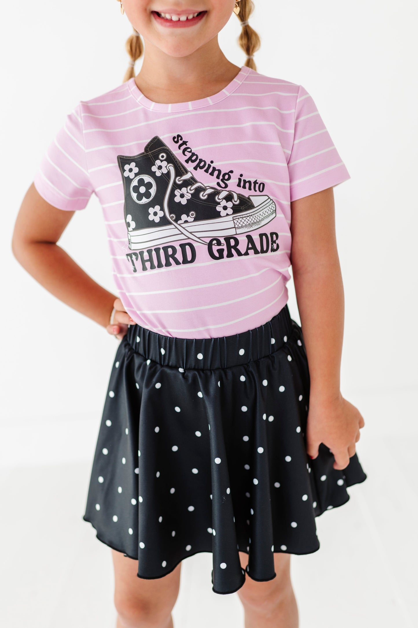 GIRLS “Stepping into…” Grade Level Tee (ALL GRADES HERE)