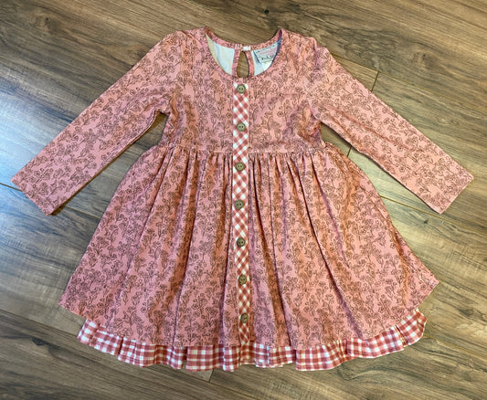 Pink Floral Dress
