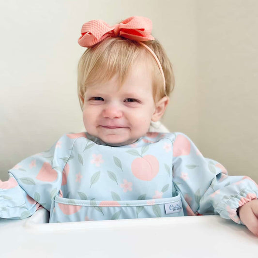 The Grayson Long Sleeve Bib - Peach Blossom