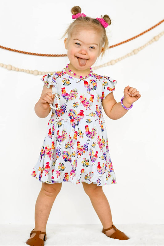 Cluckin' Cute Bodysuit Twirl