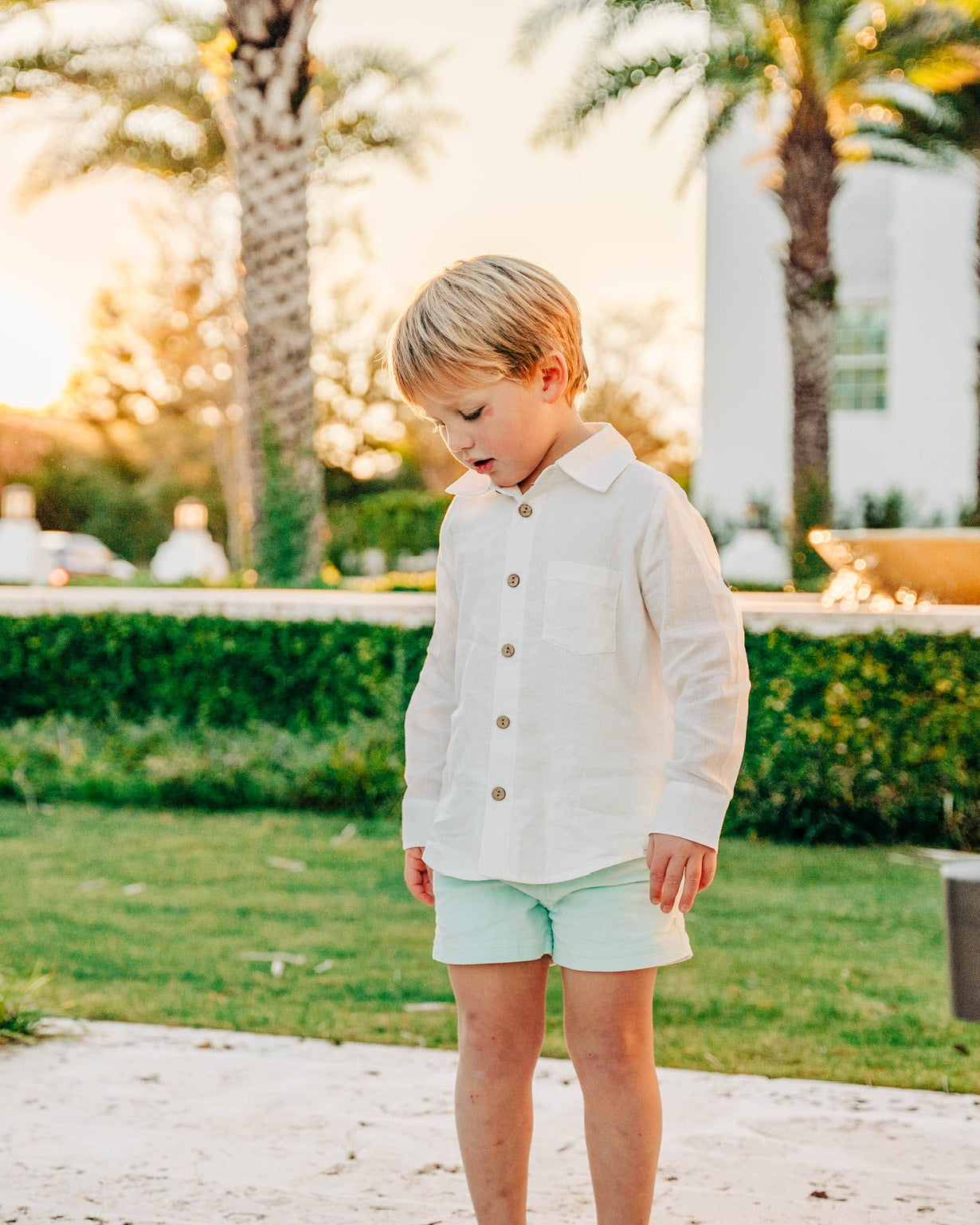 Corduroy Versa Shorts ~ Mint (size down)