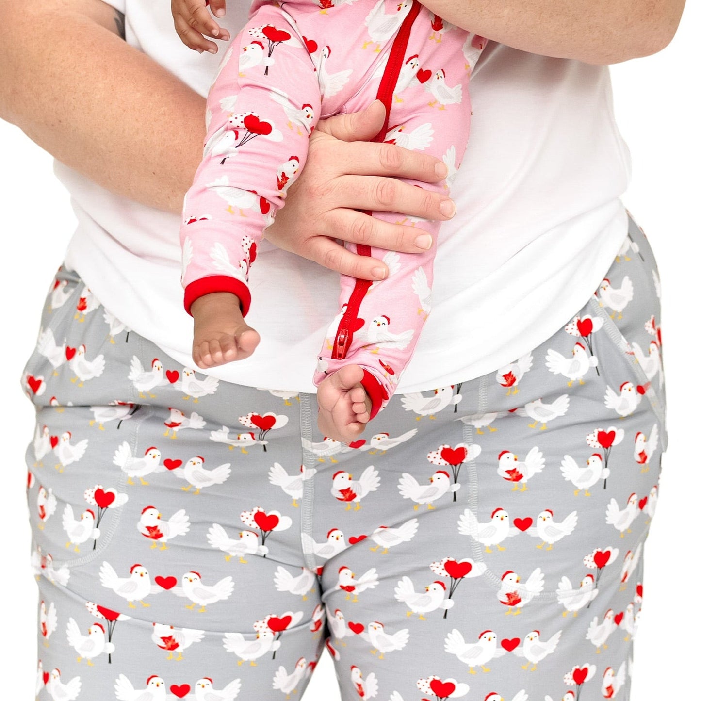 Charming Chickens Grey Dad Shorts