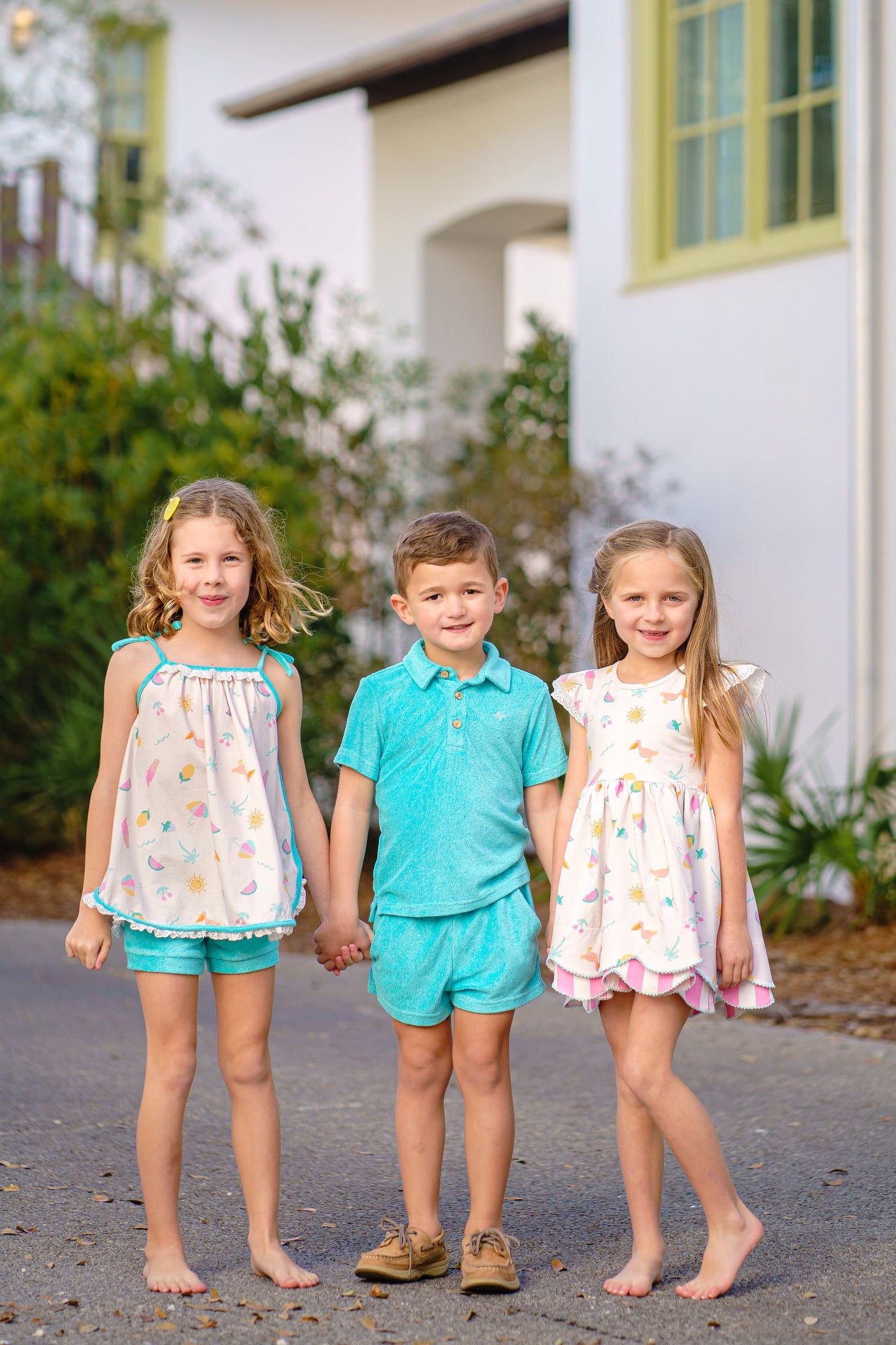 Lanier Bamboo Terry Set - Teal