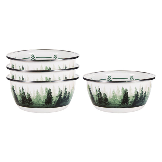 Forest Glen Salad Bowls - Set of 4