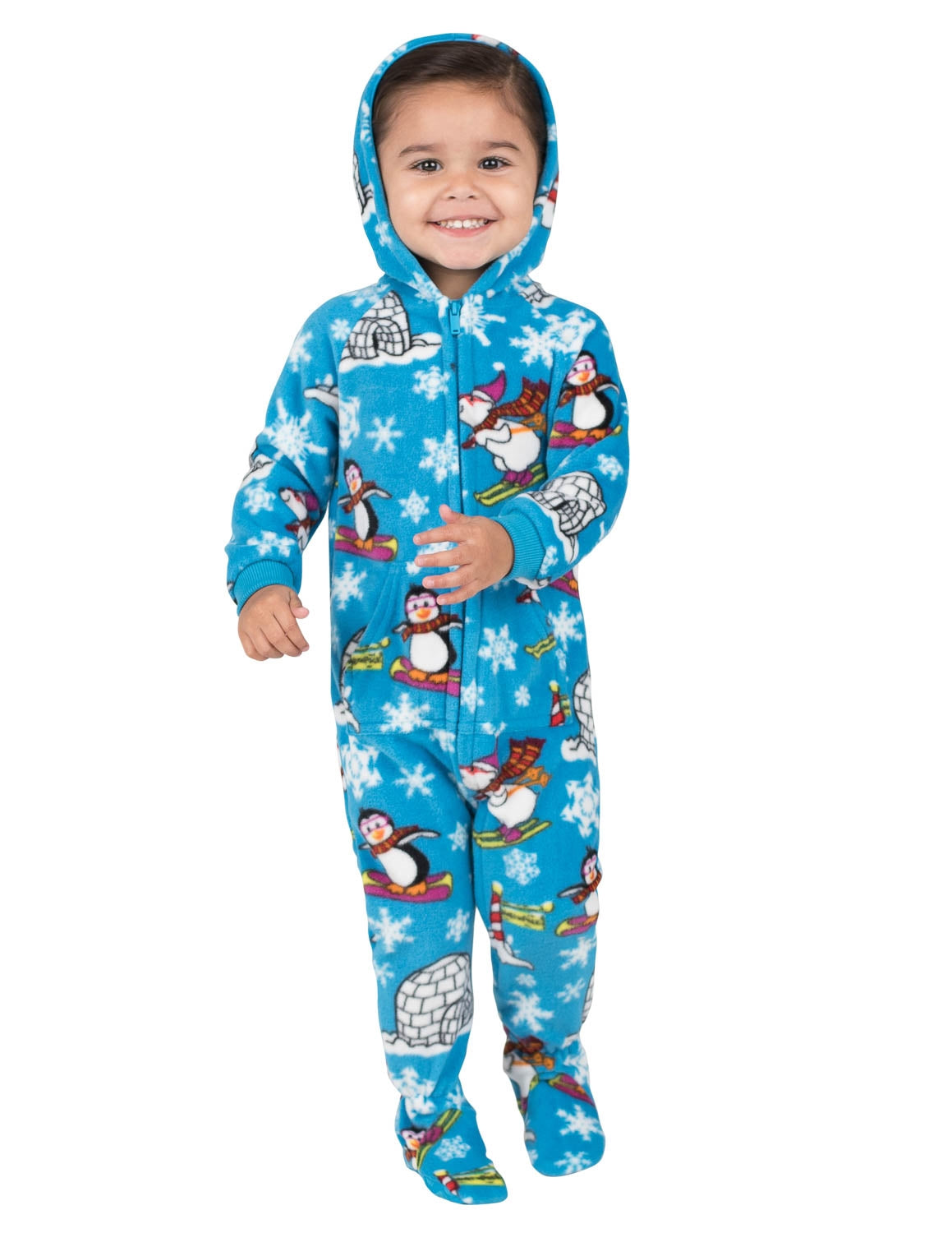 Winter Wonderland Infant Hoodie Fleece Onesie