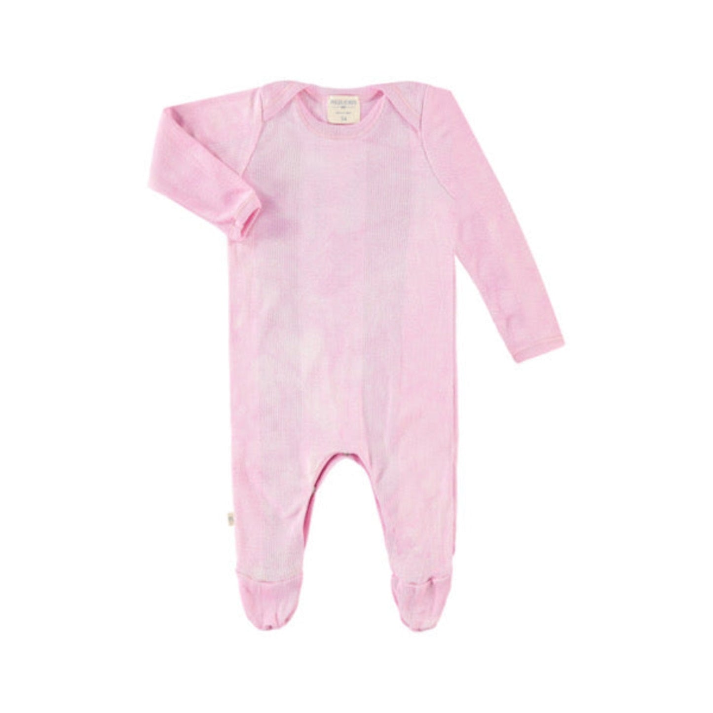 Variegated Rib Lap Tee Footie Pajama