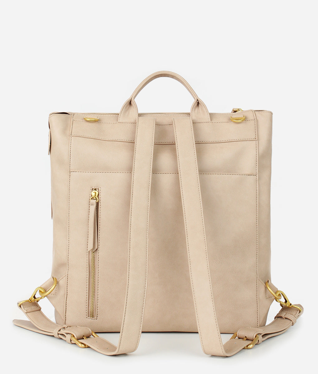 The Fawn + Nordstrom Square Diaper Bag - Beige
