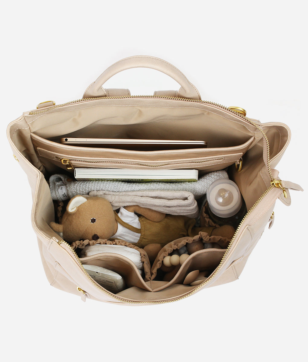 The Fawn + Nordstrom Square Diaper Bag - Beige