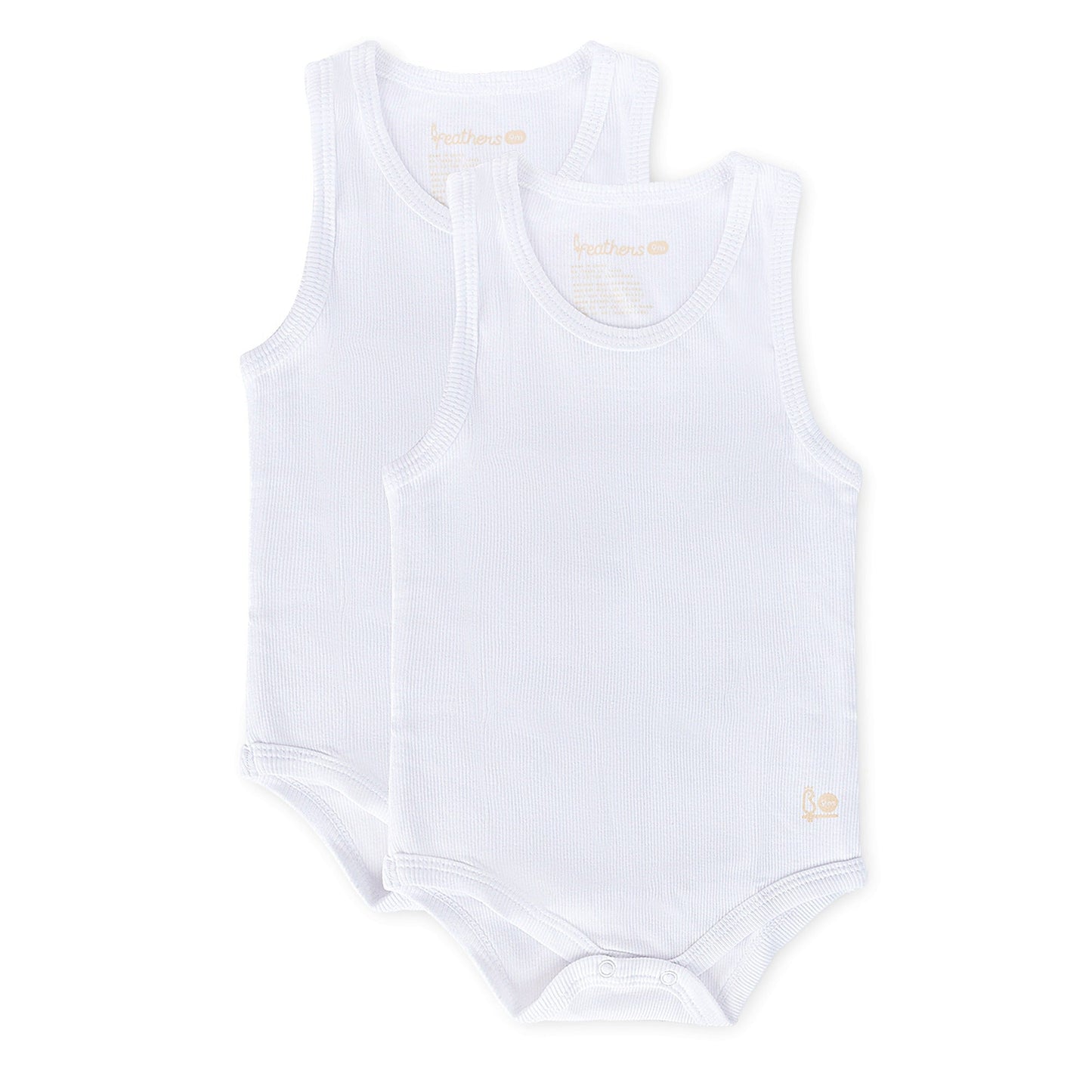 Feathers Baby Super Soft Cotton Onepiece Bodysuit Undershirt