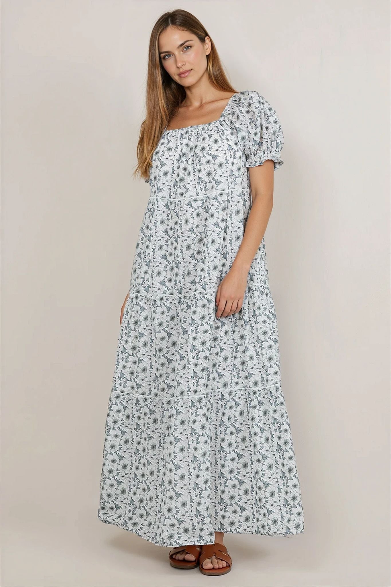 Bella Maxi Dress in White