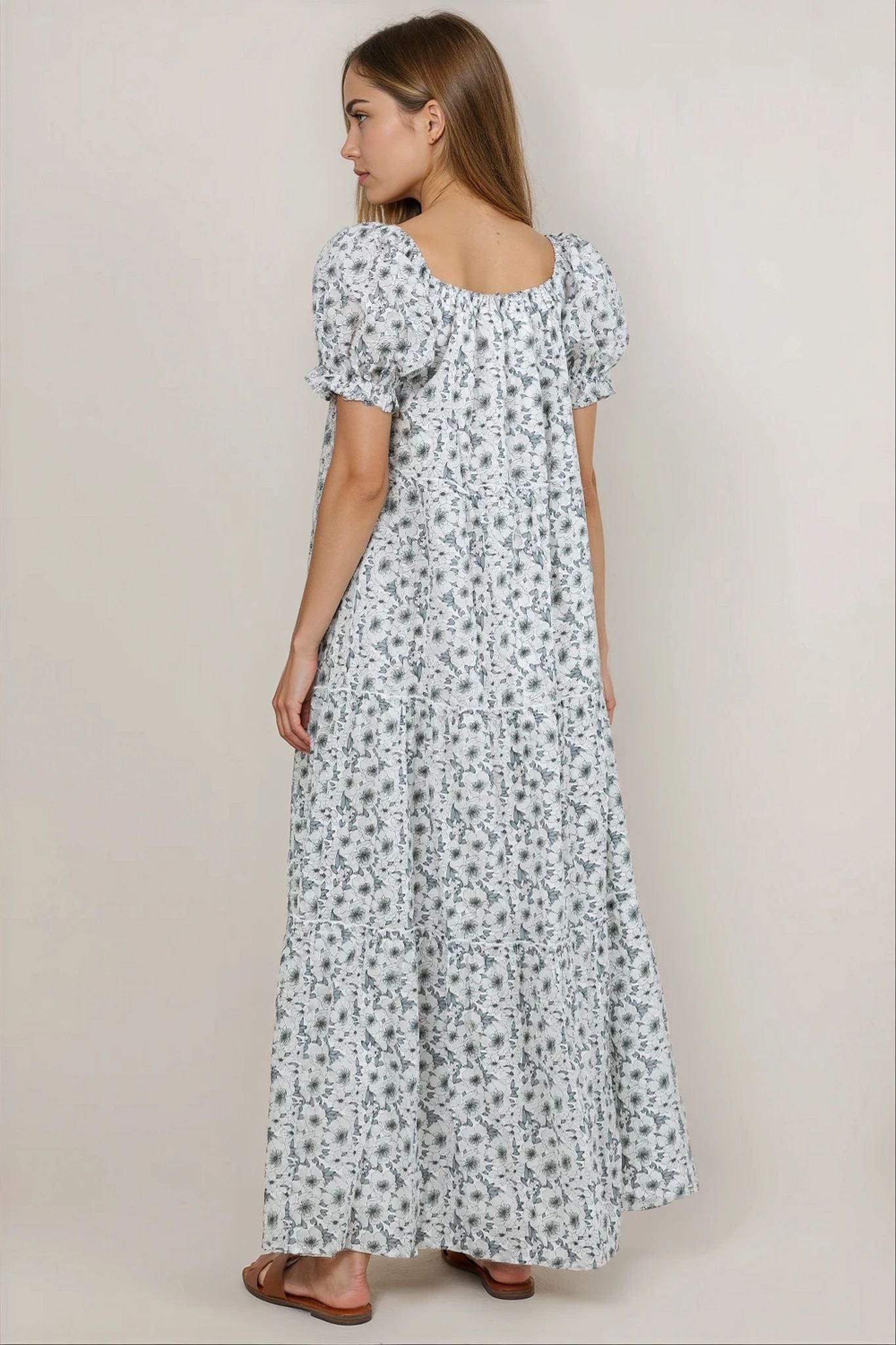 Bella Maxi Dress in White