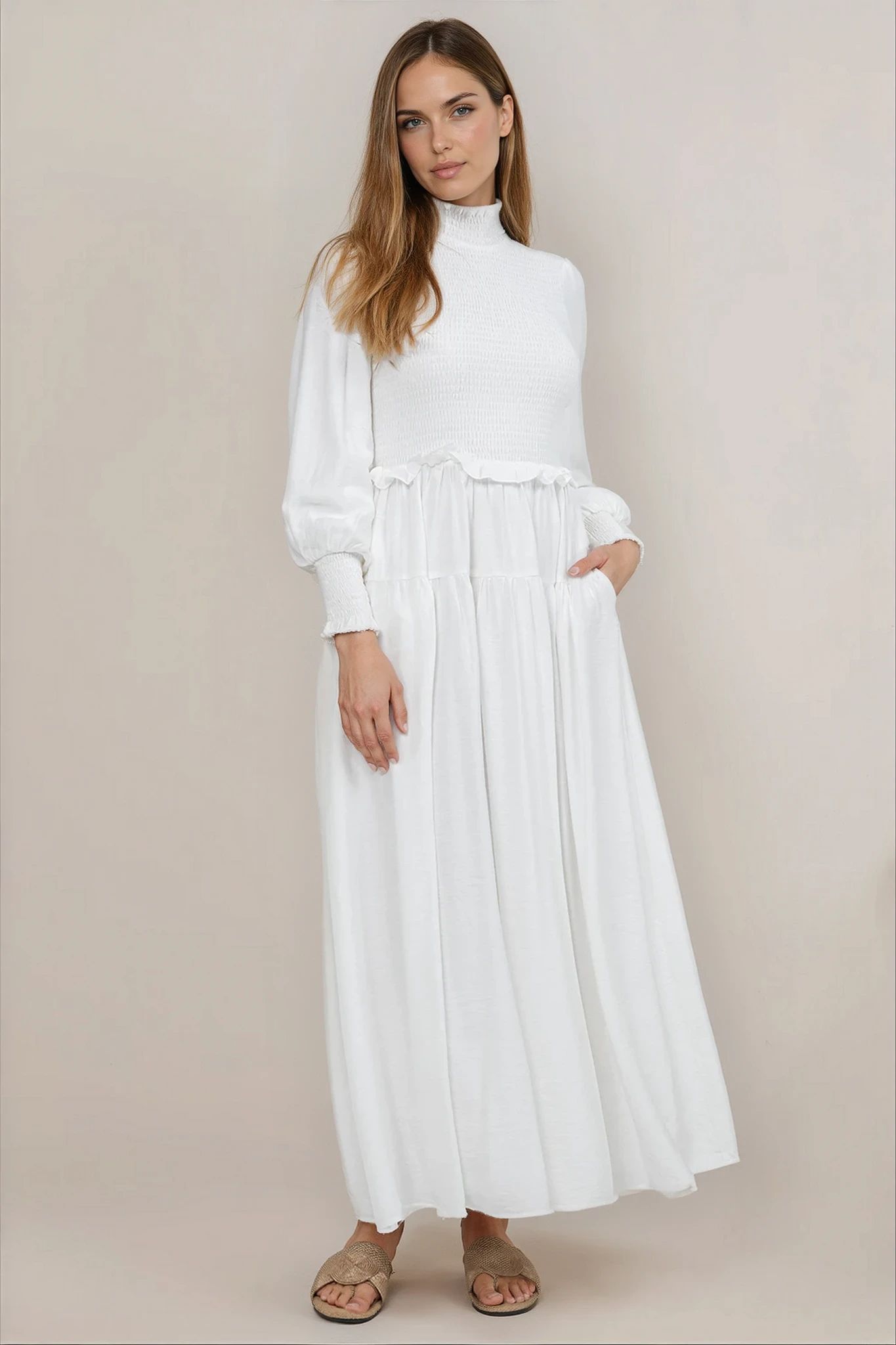 Kayla LDS Temple Dress