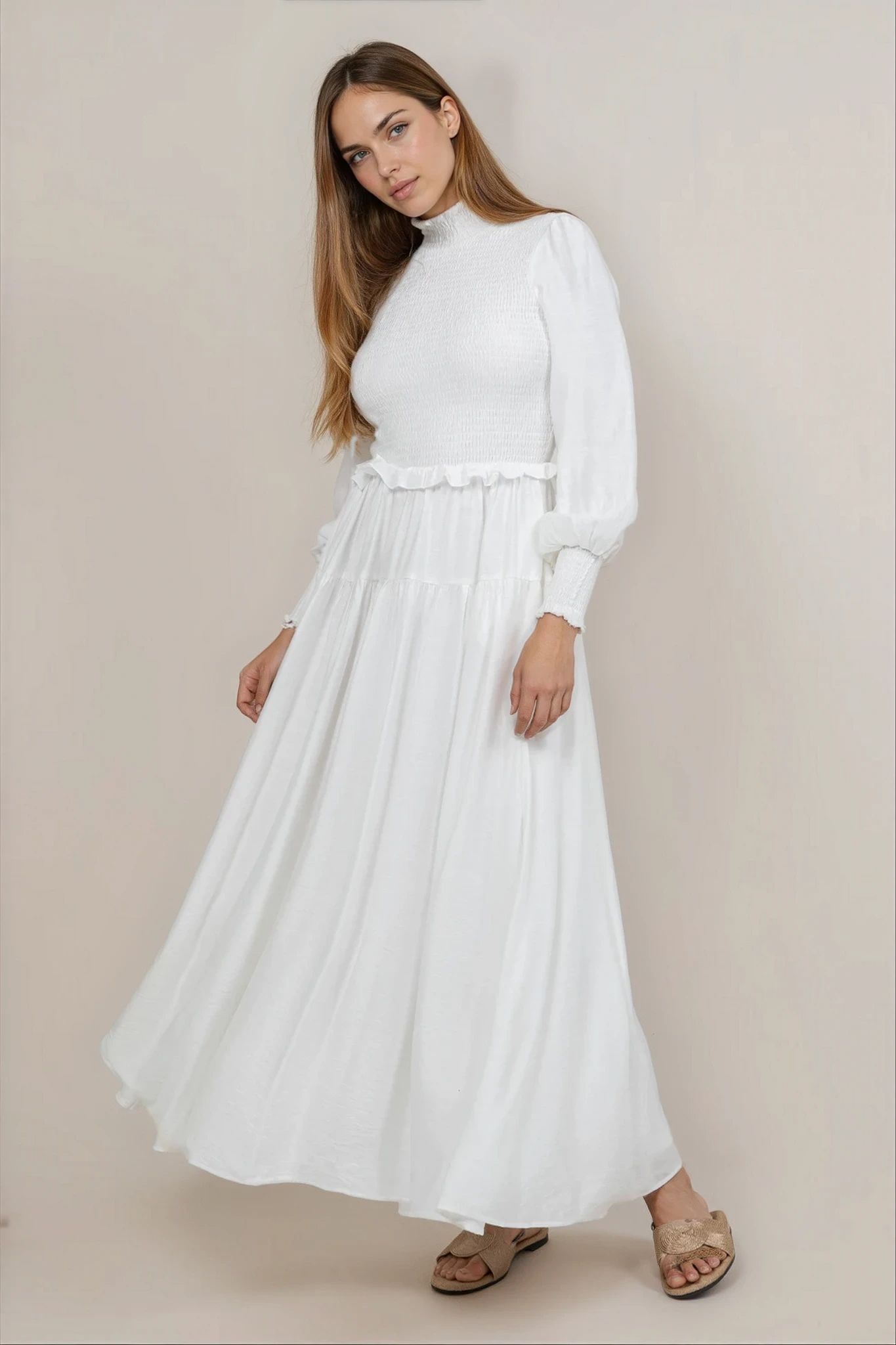 Kayla LDS Temple Dress