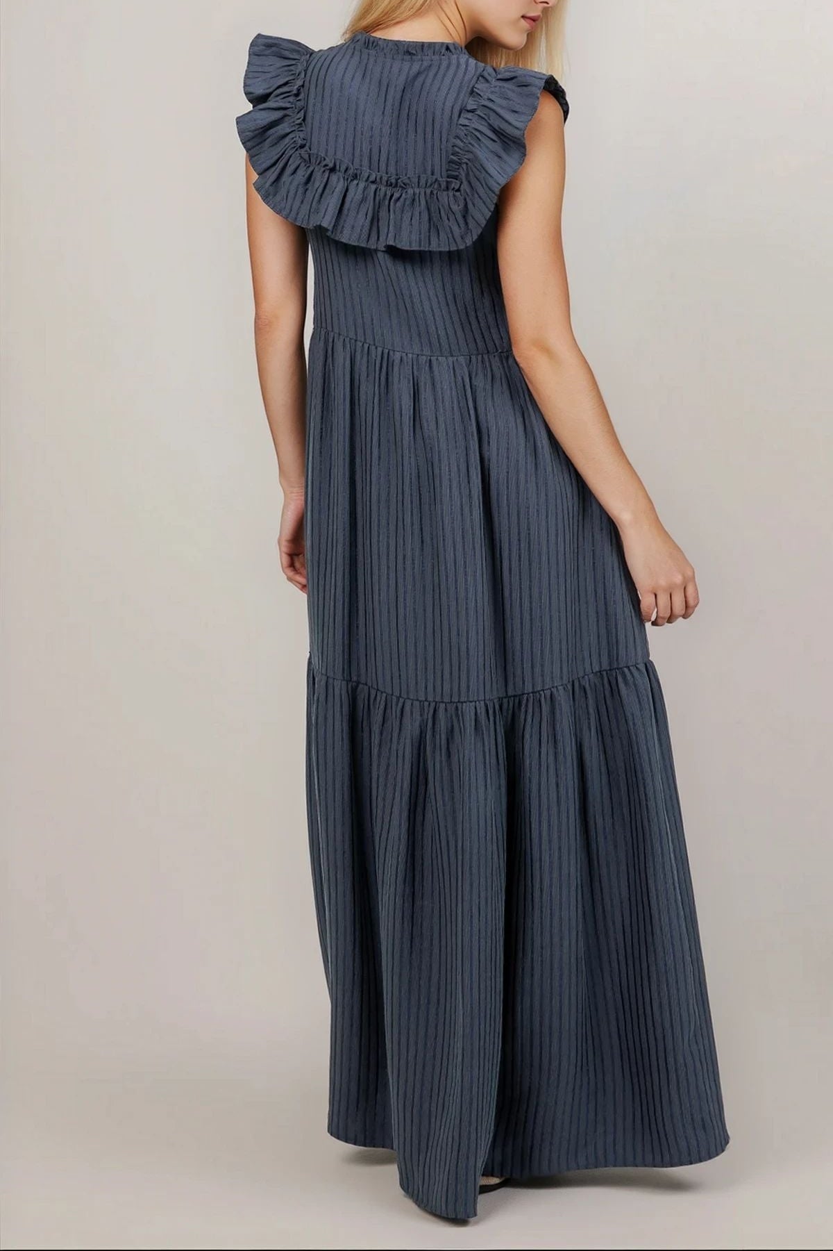 Mary Maxi Dress in Navy