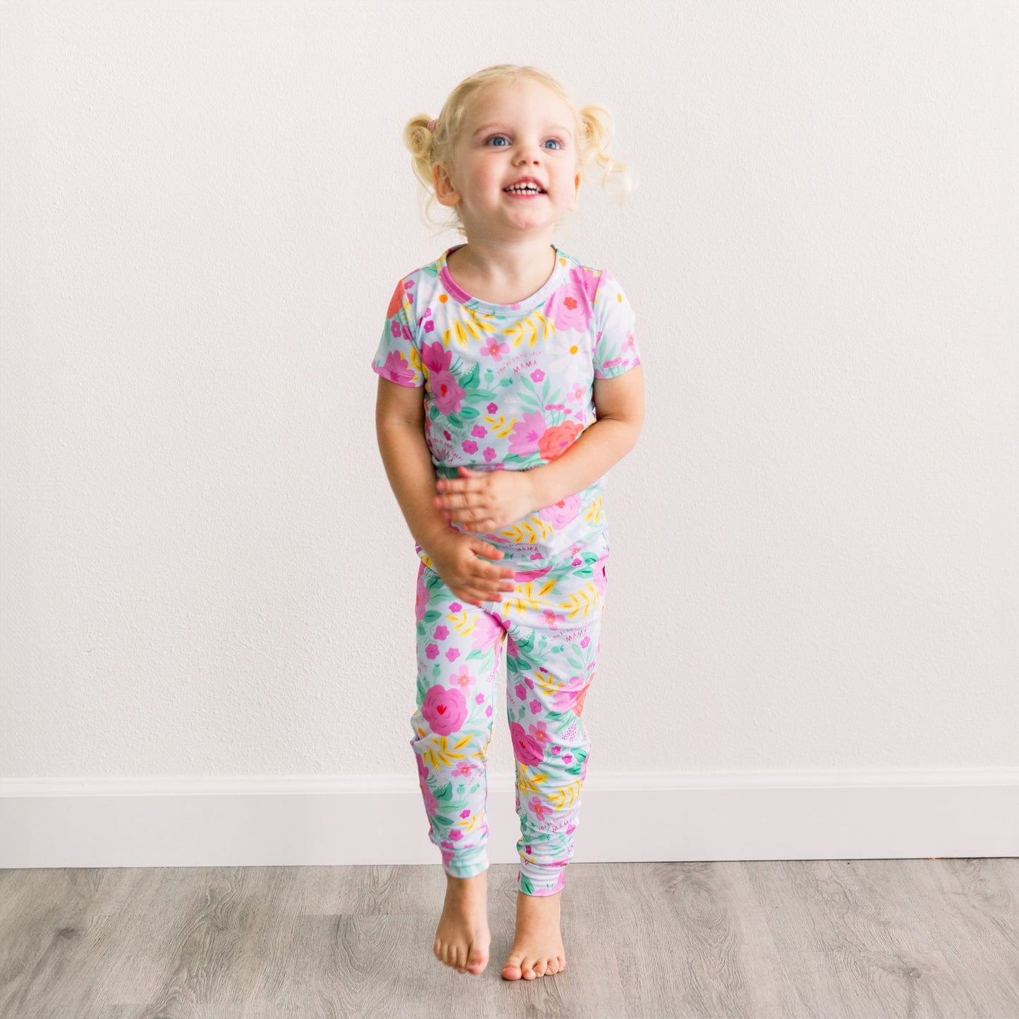 The Second-Skin 2-Piece Short Sleeve Pajama | Flower Power