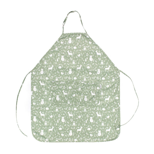Forest Friends Apron - fits sizes youth small through adult 2XL