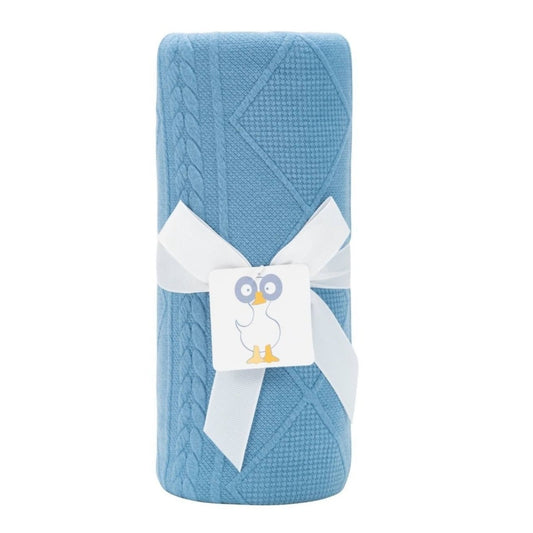 Denim Knit Blanket