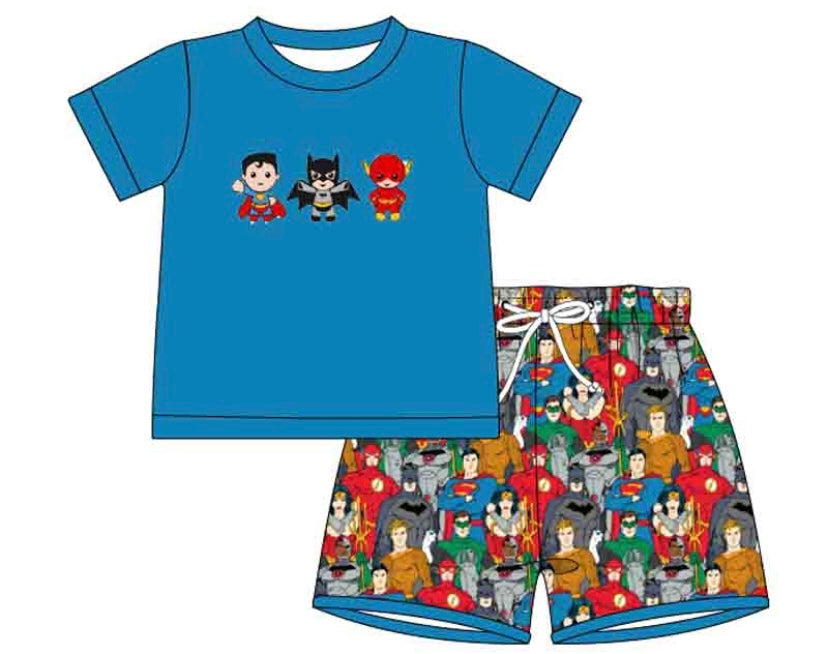 DC Heros embroidery outfits