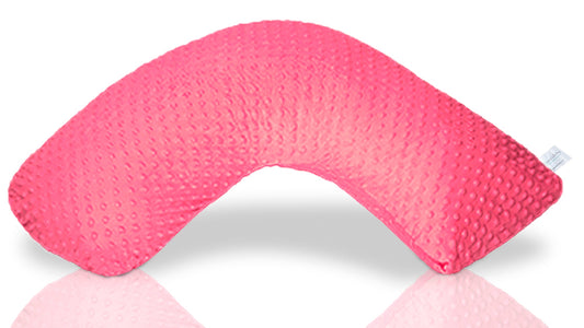 Luna Lullaby Nursing Pillow Cover - Fuchsia Dot