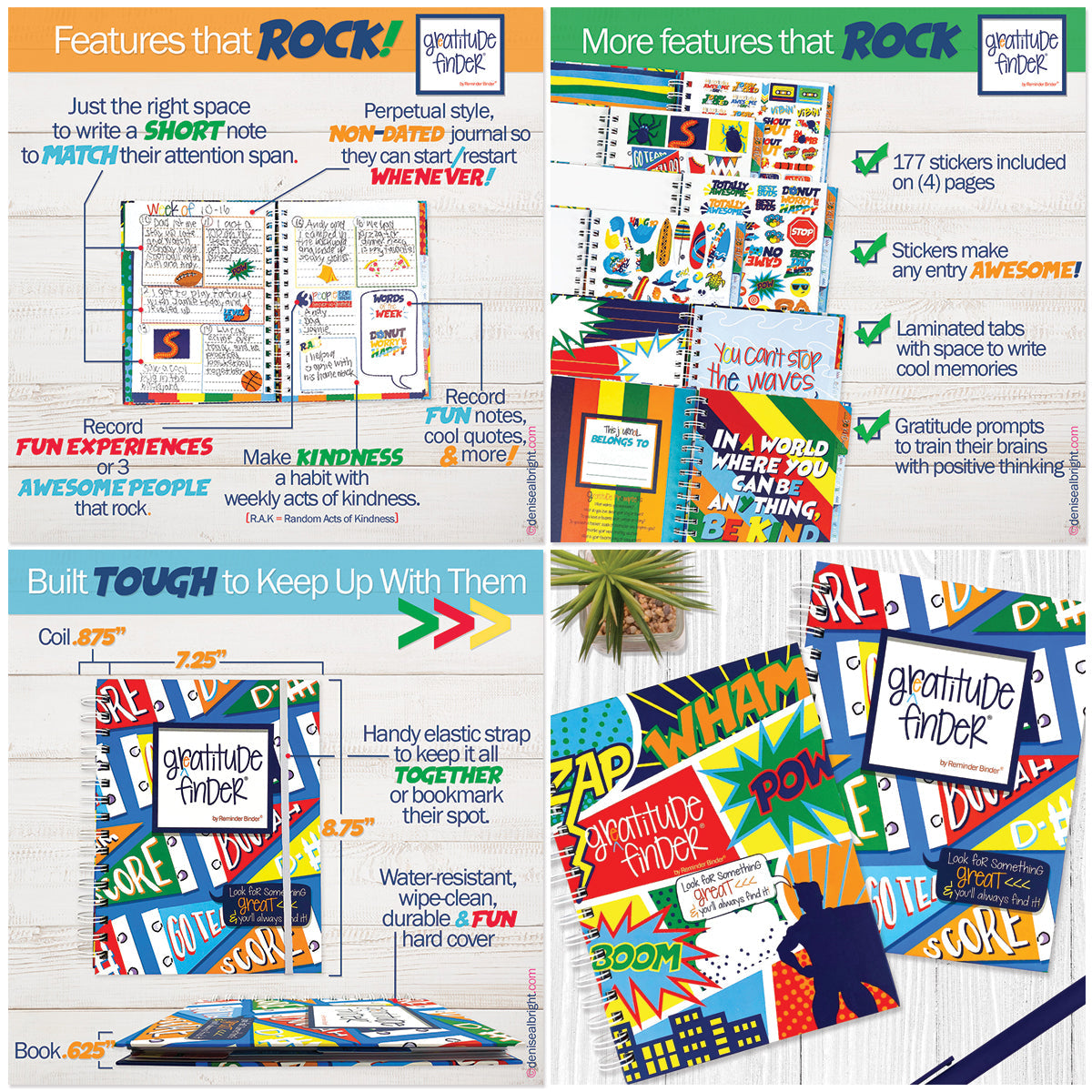 Happy Habits Bundle for Kids | Chore Chart, Gratitude Journal & Stickers + BONUS App Membership