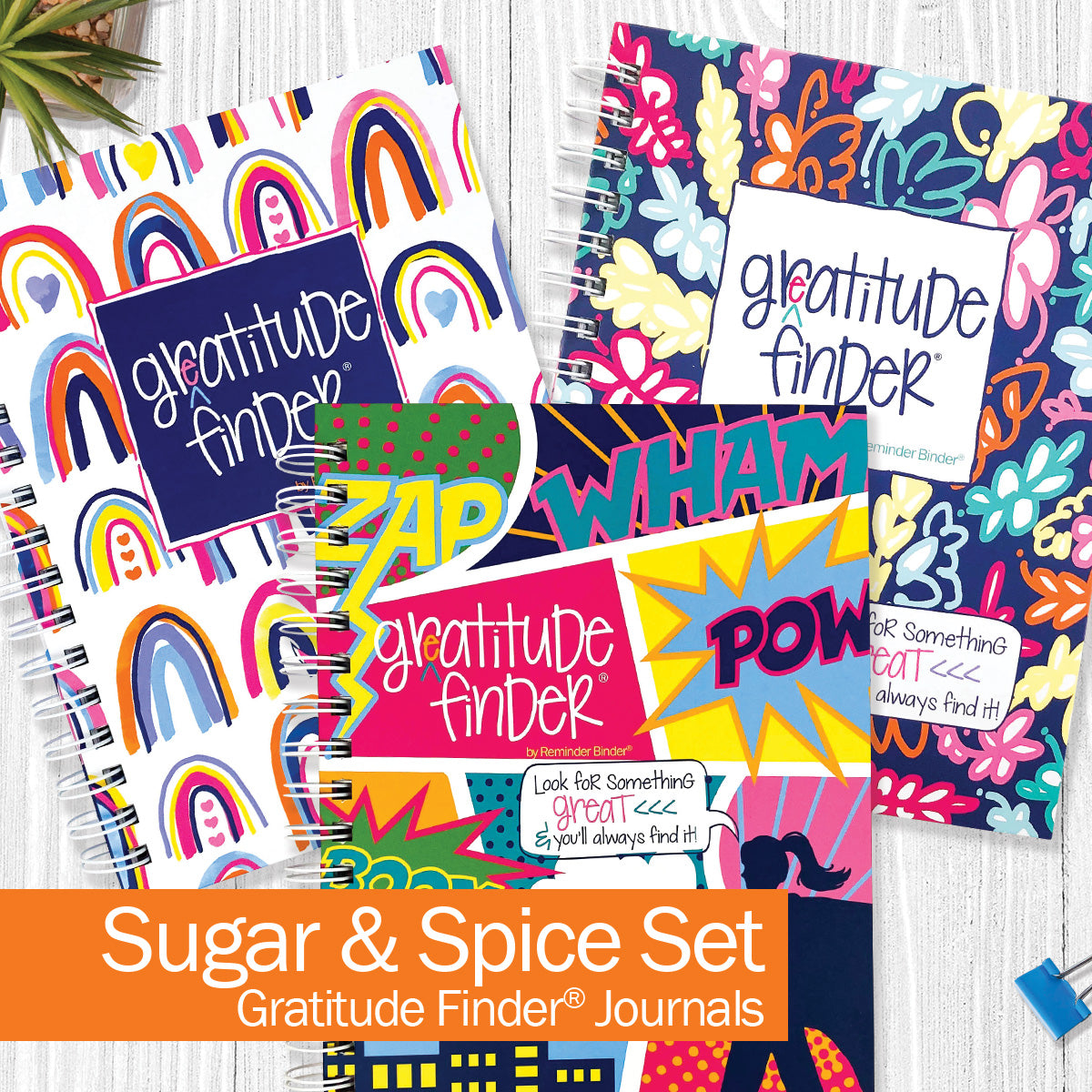 Bundle of THREE Gratitude Finder® Journals
