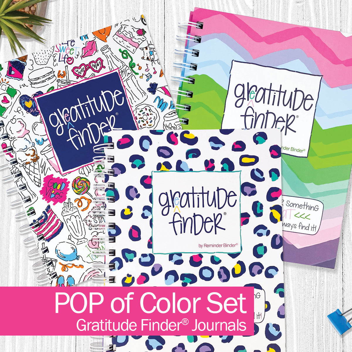 Bundle of THREE Gratitude Finder® Journals
