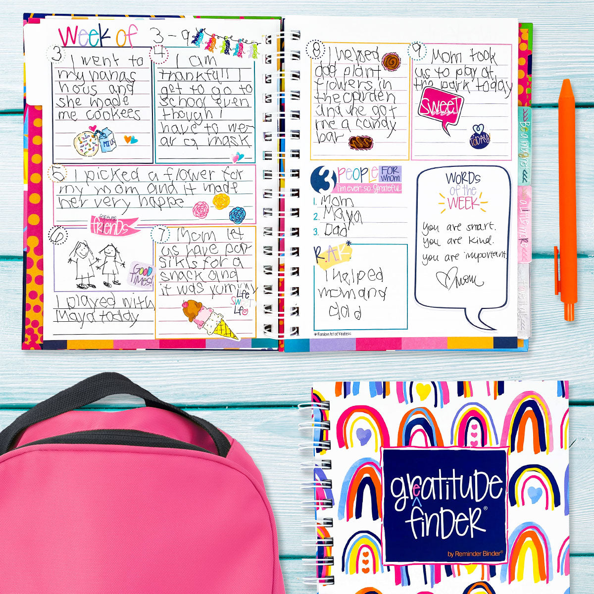 Kids' Gratitude Journal + BONUS App Membership | Gratitude for Them, Keepsakes for You