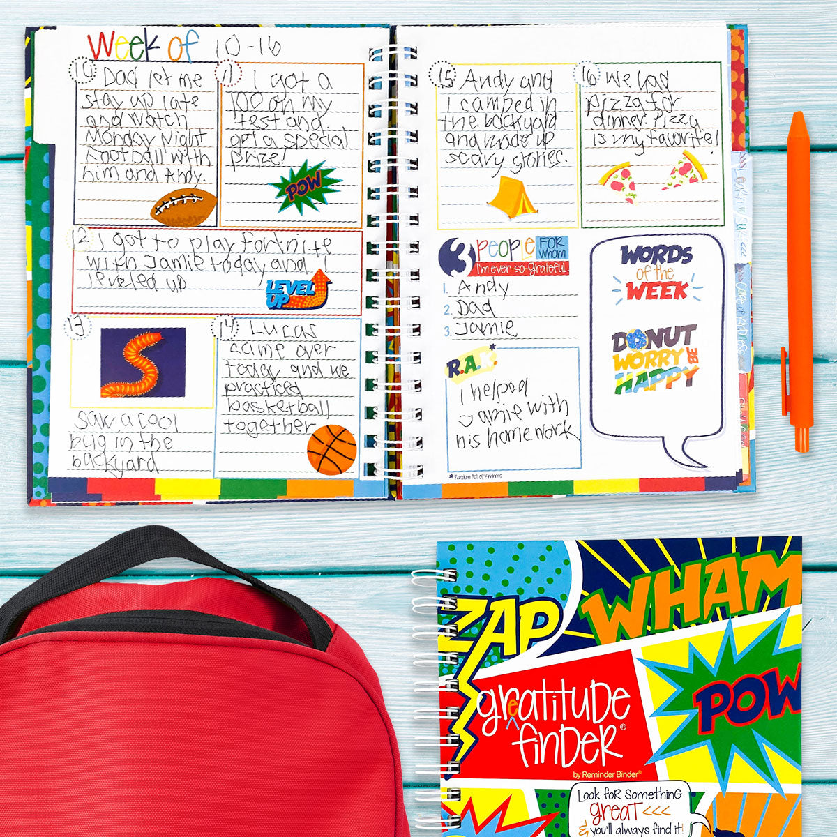 Happy Habits Bundle for Kids | Chore Chart, Gratitude Journal & Stickers + BONUS App Membership