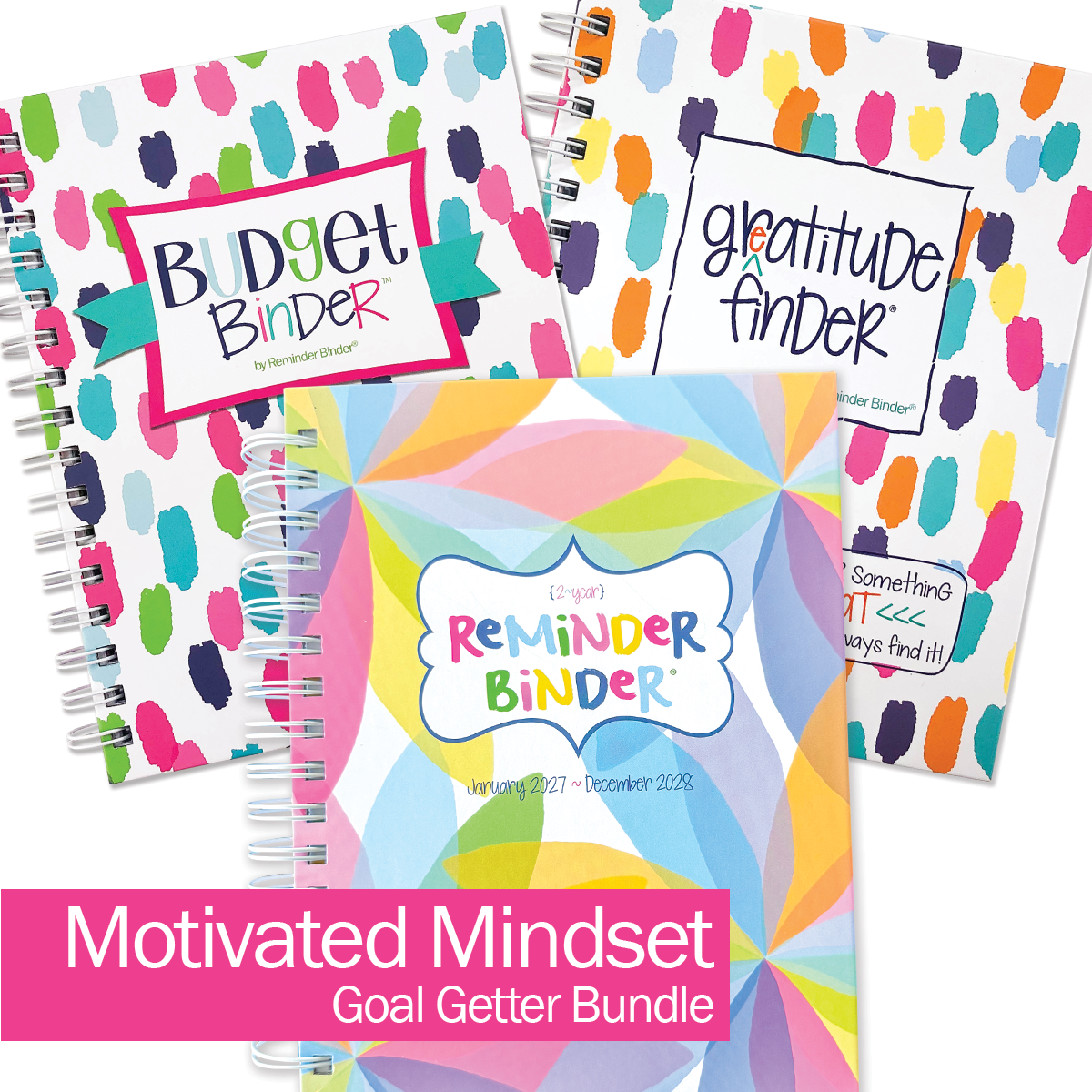 NEW! Dream Gift Bundle | 2027-28 Reminder Binder® Planner, Gratitude Journal & Budget Binder