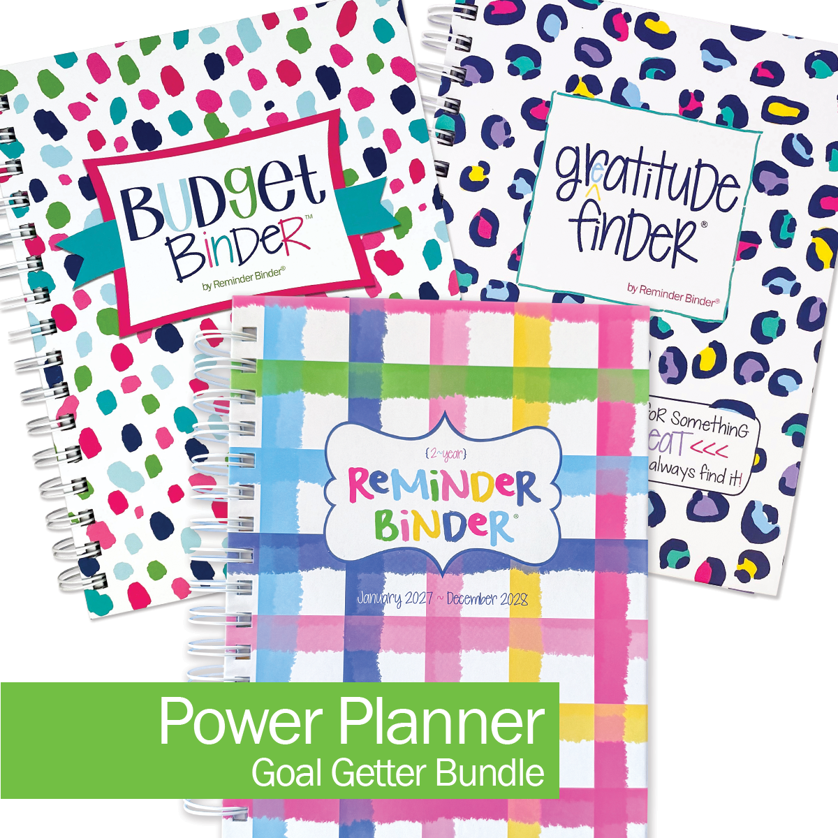 NEW! Dream Gift Bundle | 2027-28 Reminder Binder® Planner, Gratitude Journal & Budget Binder