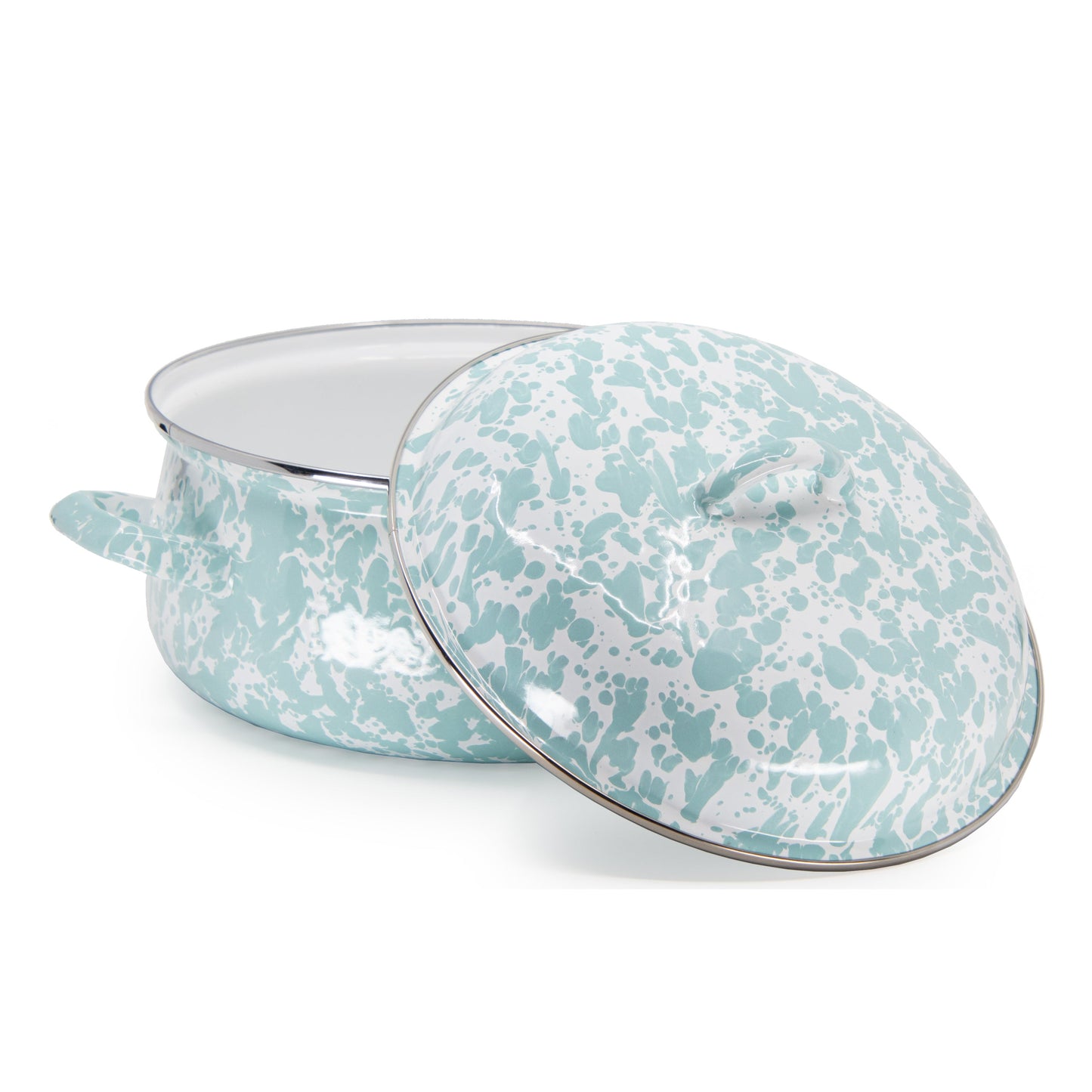 Sea Glass Swirl Dutch Oven