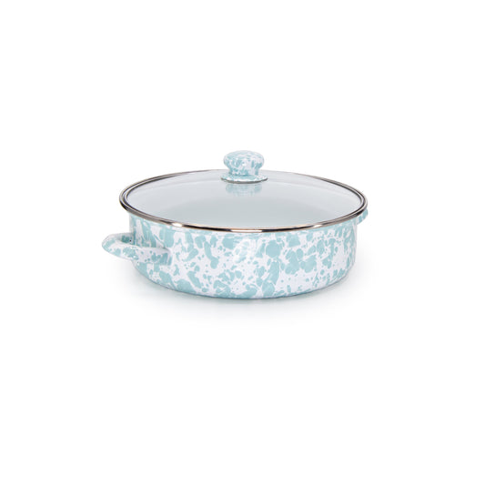 Sea Glass Swirl Small Saute Pan