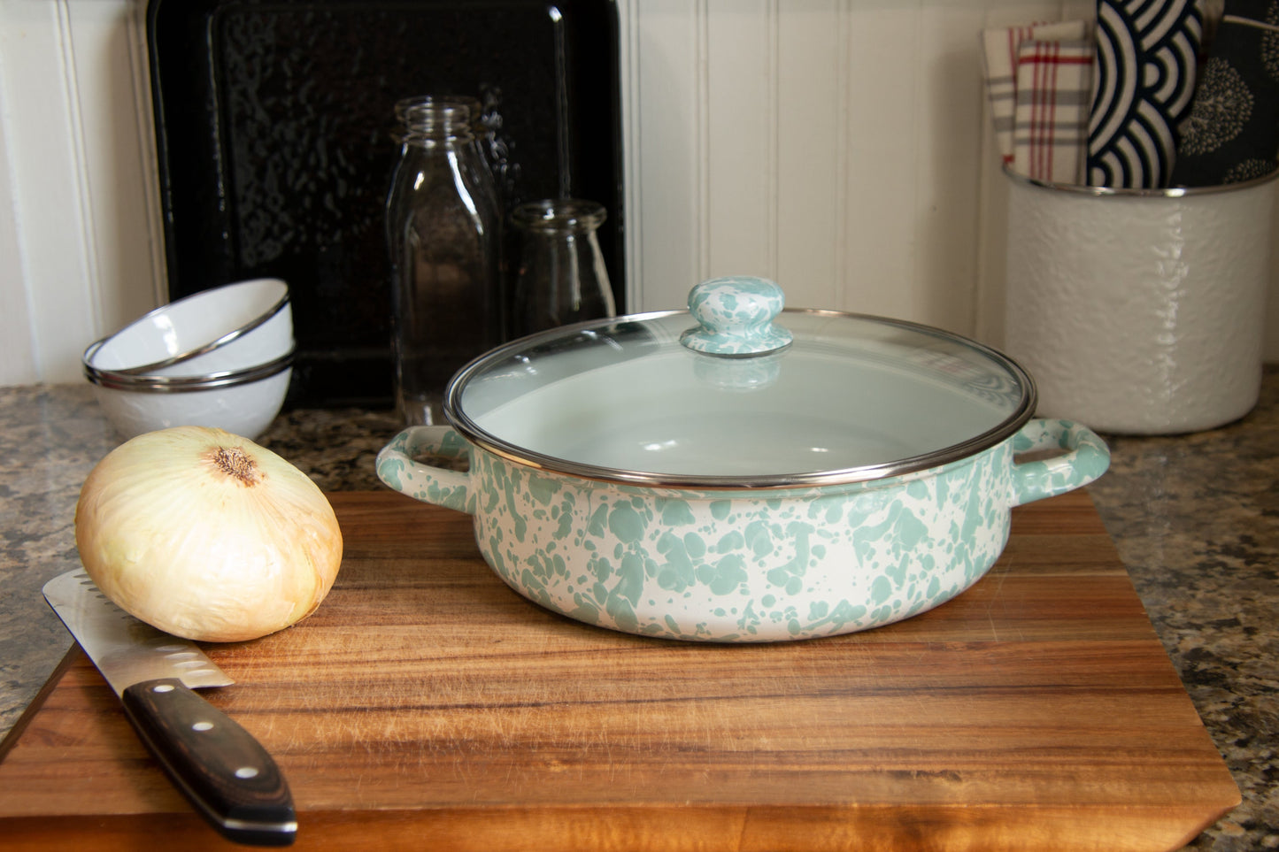 Sea Glass Swirl Small Saute Pan