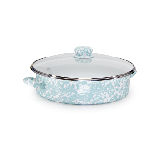 Sea Glass Swirl Large Saute Pan