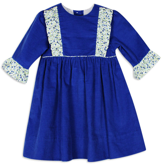 Blue flower bouquet Caroline dress