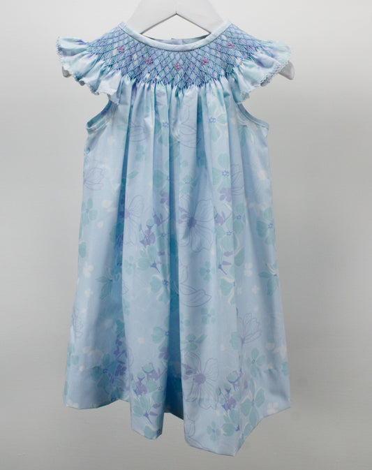 Beautiful Blue Garden Zoey Dress