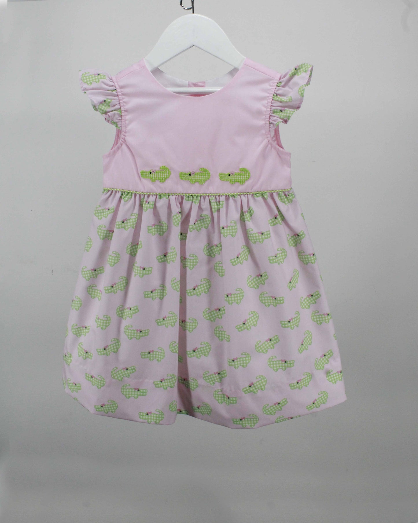 Baby Pink Croc Mary Dress