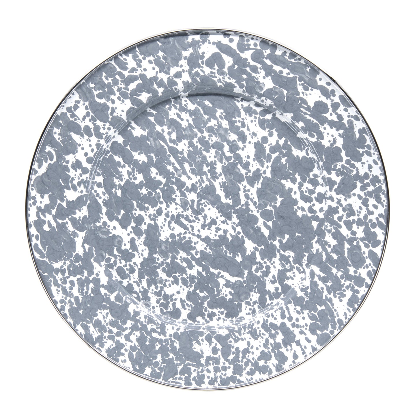 Grey Swirl Dinner Plates - Set of 4