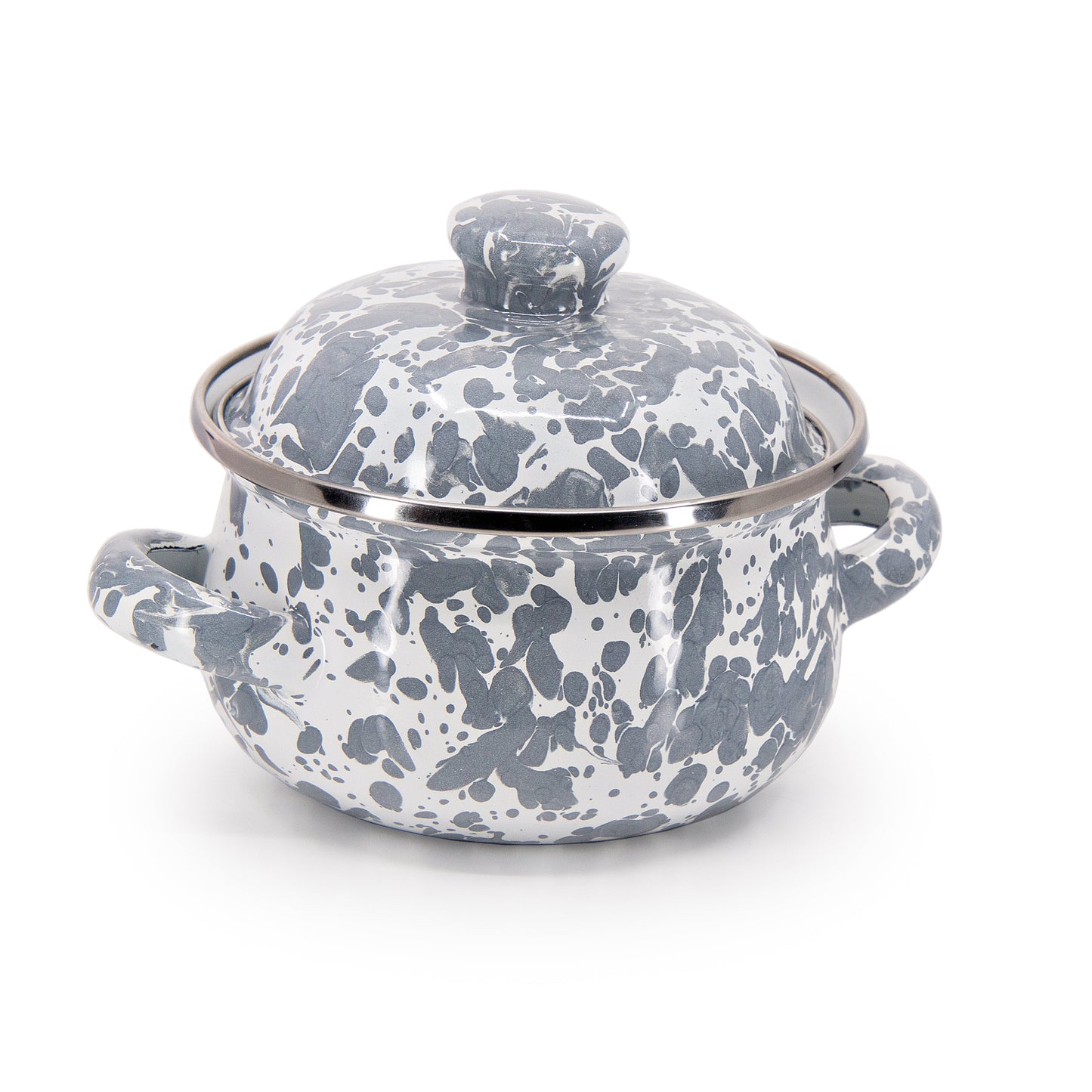 Grey Swirl Petite Tureens - Set of 2