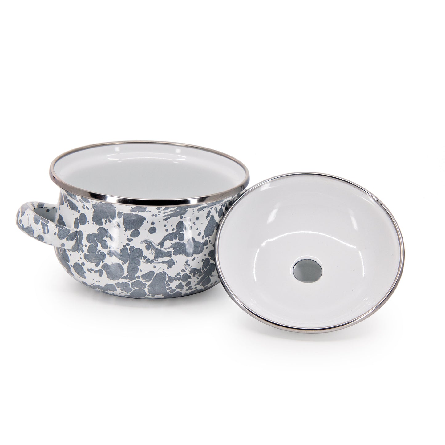 Grey Swirl Petite Tureens - Set of 2