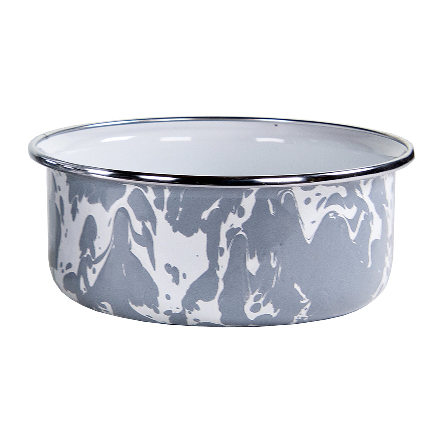 Grey Swirl 14oz Soup Bowls - Set of 4