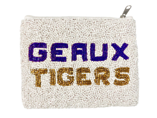 Geaux Tigers Coin Purse