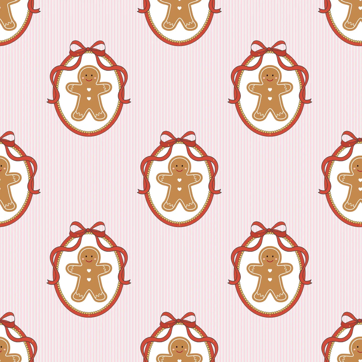 Pink Gingerbread Toddler PJs
