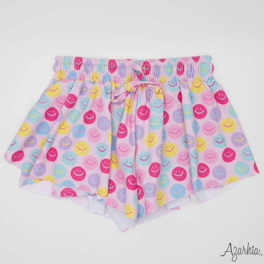 Good Day Smiley Butterfly Flowy Short