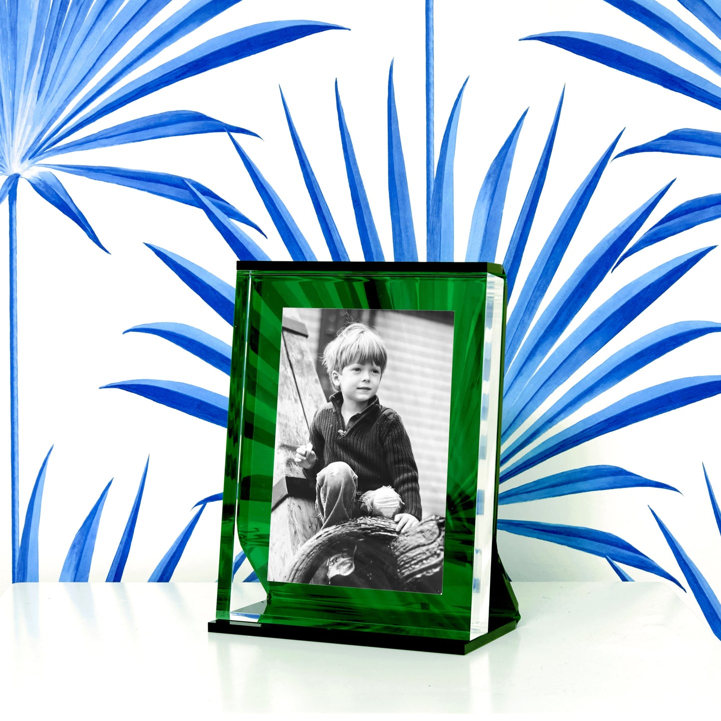 Emerald Acrylic Retro Frame