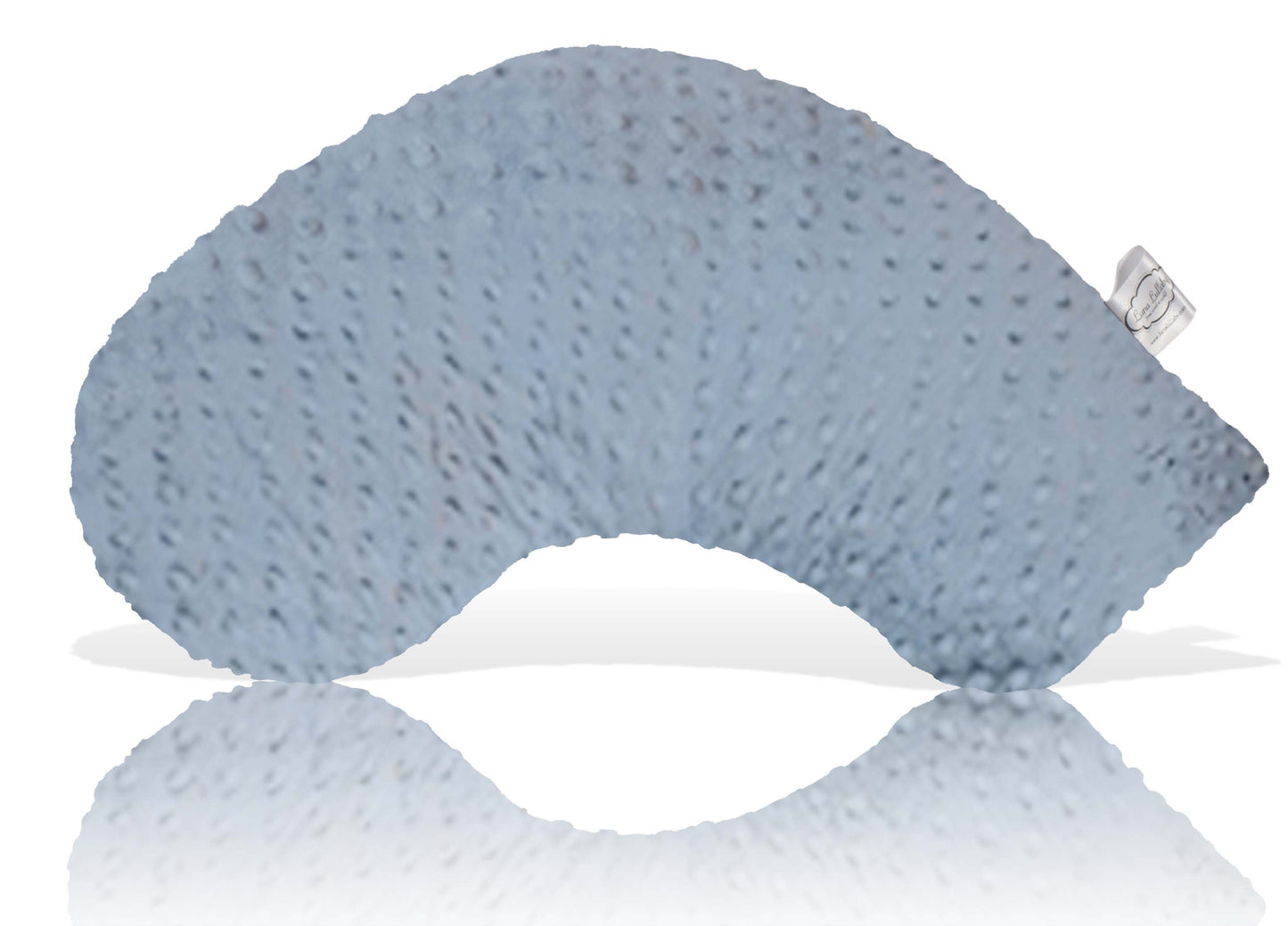 Travel Nursing Pillow - Grey Dot Pattern - Portable Baby Pillow