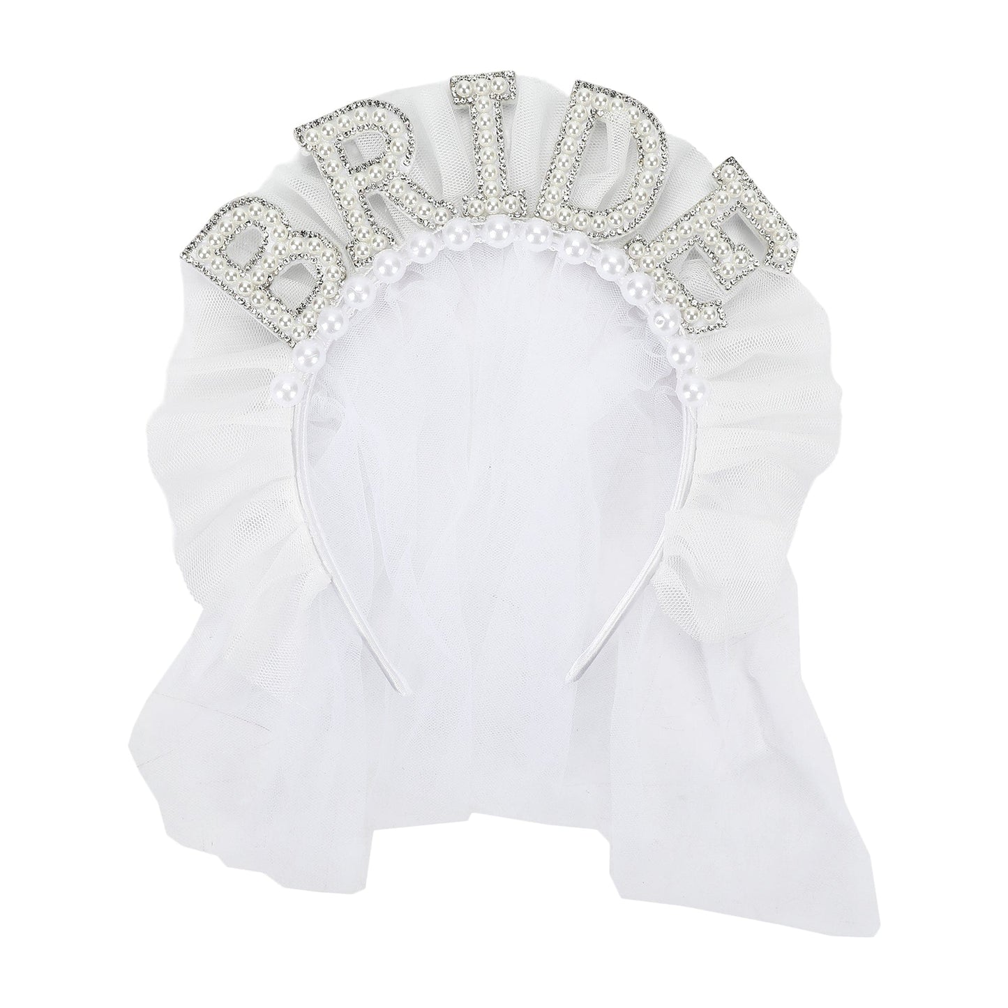 Blushing Bride Novelty Headband
