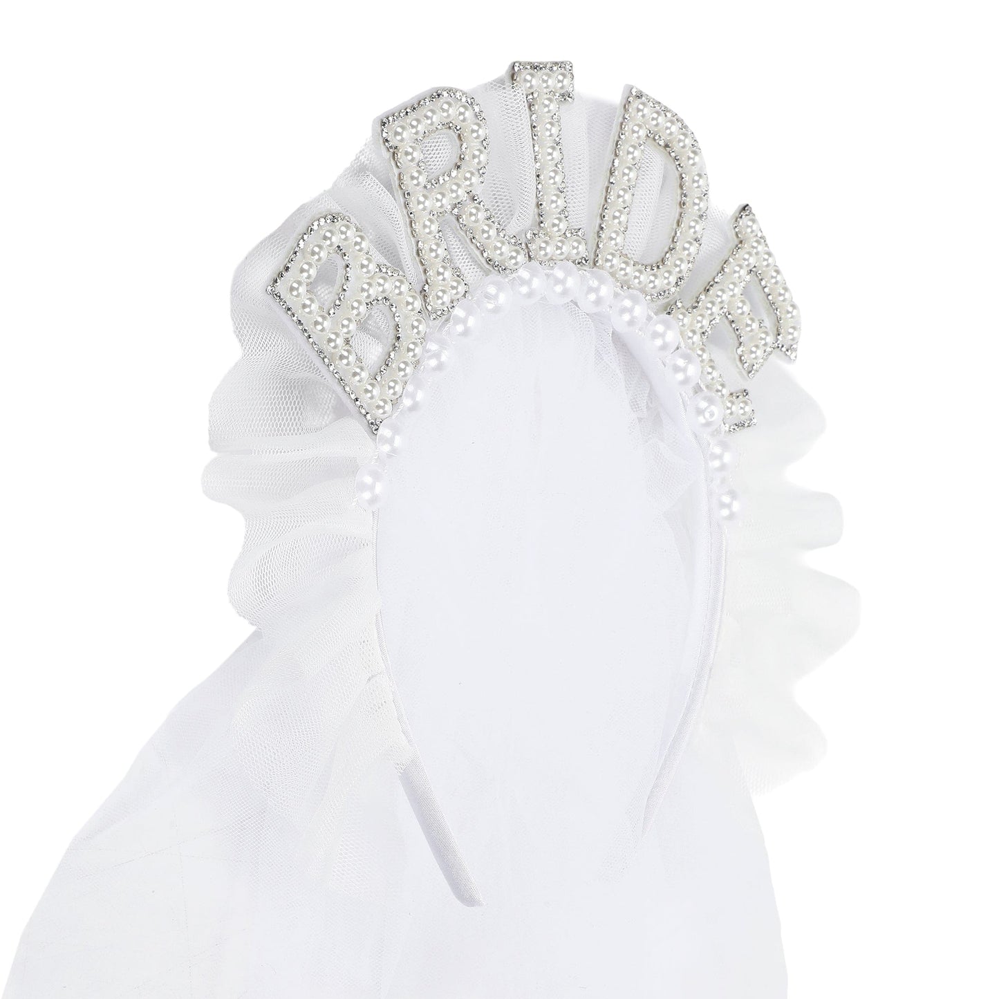 Blushing Bride Novelty Headband