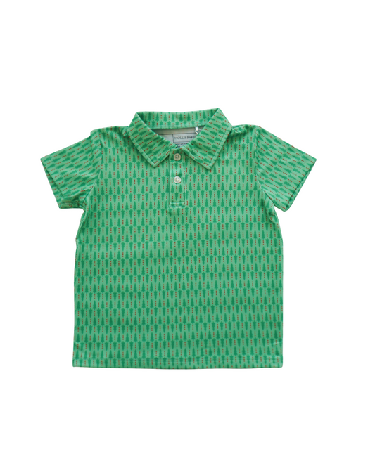 Boys Christmas Tree Polo – Holiday Performance Shirt