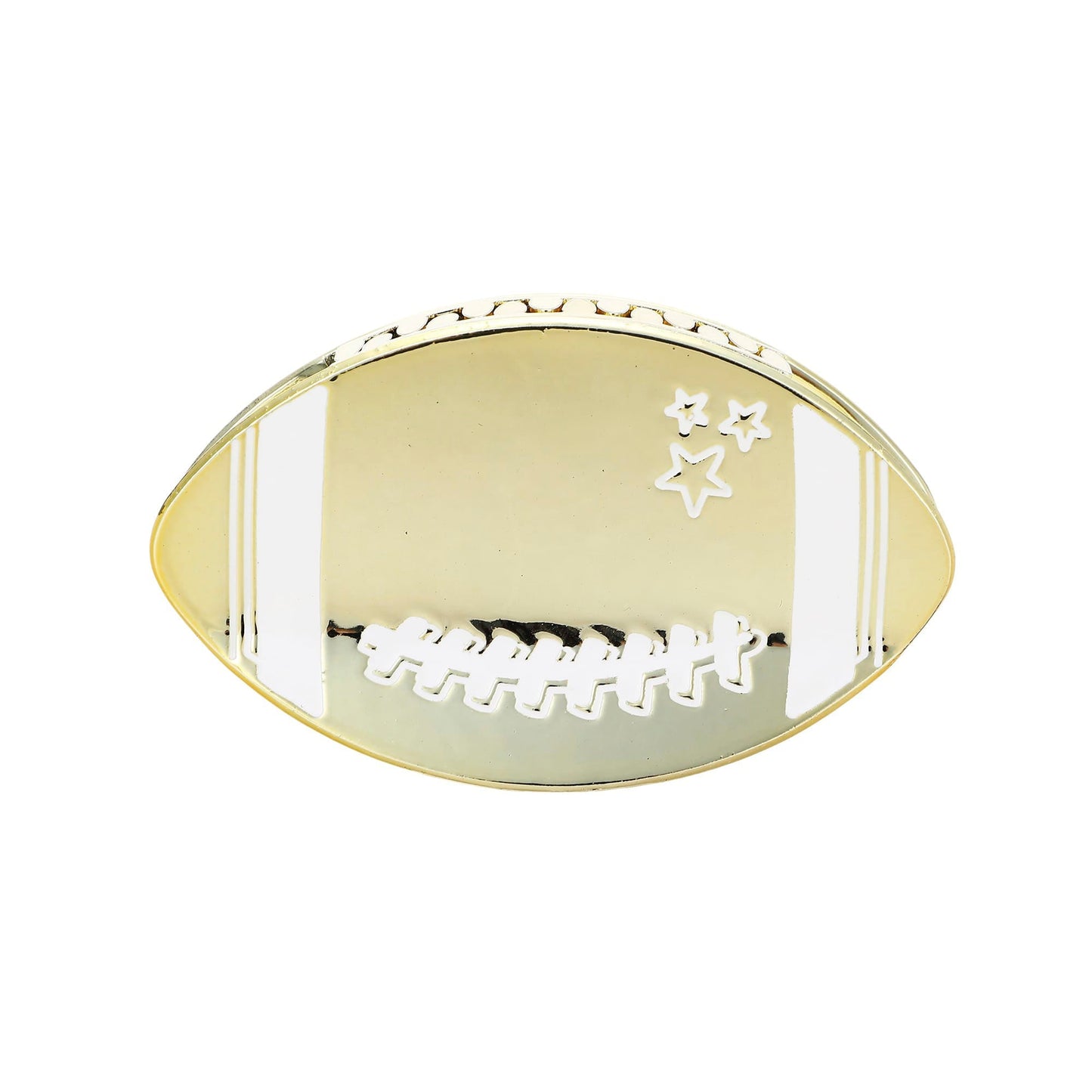 "Go for the Gold" Football Hair Claw Clip